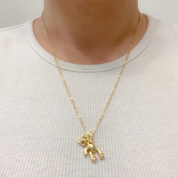 🐻Teddy Bear Necklace | 14k Gold Filled - Picture 8 of 9